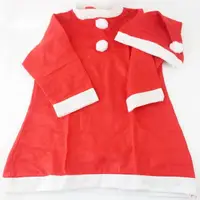 在飛比找樂天市場購物網優惠-小女孩聖誕服 聖誕衣 聖誕老公公服裝(小孩裝)/一組入(促2