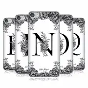 OFFICIAL NATURE MAGICK B & W FLORAL MONOGRAM 2 CASE FOR APPLE iPOD TOUCH MP3