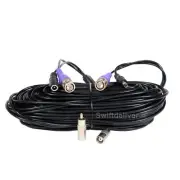 100ft HD Security Camera Cable Video Power BNC RCA 720P 960P CCTV Wire Cord A1E