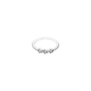 (W) Pandora Celestial Stars Ring Sterling Silver Clear