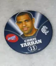 Official AFL Chris Yarran Carlton Football Club #13 Badge