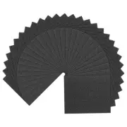 30pcs Sandpaper 80 Grit Hook and Loop Backing Abrasive Wet Dry Sanding Sheets