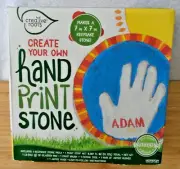 Brand New Creative Roots Create Your Own Hand Print Stone