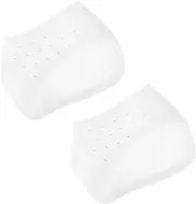 COLLBATH Invisible Height Increase Silicone Heel Pads Comfortable Cushion for Sneakers and Boots Unisex Half Heel Insoles for Enhanced Comfort and Confidence