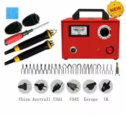 220W Wood Burning Pen Tool Multifunction Craft Pyrography Machine Burner Set Kit