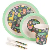 boppi Toddler Feeding Dinner Picnic Set 5-Piece Tableware - Jungle 2