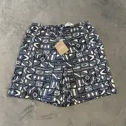 Patagonia Baggies Shorts Mens Small Navy Aztec 7" Inseam Long Lined NWT
