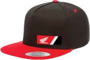 Factory Effex Honda Wedge Hat - Black/Red 23-86300
