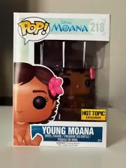 Funko Pop! Moana #218 Young Moana Hot Topic Exclusive (Rare) with Protector