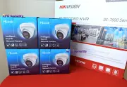 Hikvision 6MP 8CH NVR with 4 X 6MP Audio HiLook IP Turret T262H Camera AU Stock