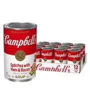 Campbell's Condensed Split Pea Soup With Ham and Bacon Natural Smoke Flavoring