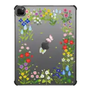 iPad Pro 12.9-inch (5th/6th gen) iPad Impact Case beautiful and colorful floral garden with butterflies - ipad cover