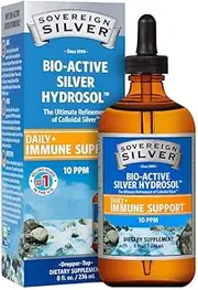 Sovereign Silver Hydrosol Colloidal Silver - 8Oz