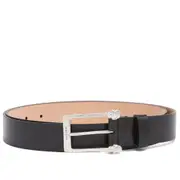 Alexander McQueen Twin Skull Leather Belt