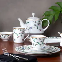 在飛比找PChome24h購物優惠-【Noritake】鳳彩鎏花金邊-咖啡對杯