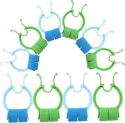 Respiratory Training Nose Clips for Boys and Girls Pack Foam Nose Clip Emergency Green Blue for Lung Function and Nasal Correction