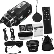 KOMBIUDA High Definition Video Camera with Touch Screen Digital Camera for Vlogging Lightweight and Portable Durable Design for Video Recording and Creative Filming