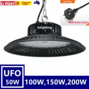 UFO LED High Bay Light 50W 100W 150W 200W Warehouse Industrial Factory Lamp 240V