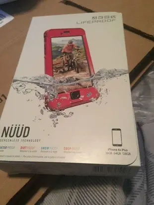 二代白灰色可刷卡分期+免運※台北快貨※美國原裝正貨Lifeproof NUUD保護殼**iPhone 6S Plus專用