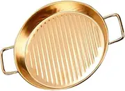 Angoily Stainless Steel Serving Plate Handles Snack Tray Rust and Easy to Clean Elegant for Your Dining Table