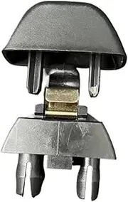 KPSTED Inner Sun Visor Hook Clips Fit For A6 C6 05-13,Fit For VW,Fit For Passat, Polo Sun Visor Clip Hanger 6R0857561 6RD857561 Car Sun Visor Fastener(1 Set Black)