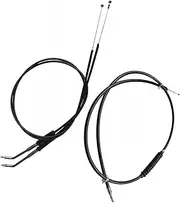 TAHYUI 1 Set Motorcycle 180cm Clutch Line 130cm Lengthened Throttle Cable Fit for H&Arley Sportster 883 1200 Dyna Softail Heritage Road