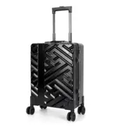 Swiss Aluminium Luggage Carry On Travel Hard Suitcase Lightweight TSA S7623A 20"