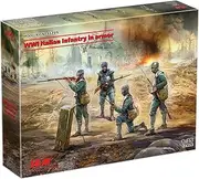 ICM 1/35 World War I Italian Army Armored Infantry Plastic Model 35721
