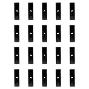 20 PCS BLACK Gridwall Utility Hook Picture Hanger Grid Panel Notch Display