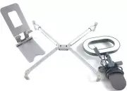 Laptop Stand Adjustable + Cell Phone Stand + LED USB C Laptop Light (Bundle)