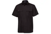 King Gee Mens Workcool Pro Ripstop Work Shirt K14022 (Charcoal, M)