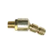 3/8" Automotive Steel Swivel Coupler Plug Reducer x 1/4" Male NPT - CPAS641