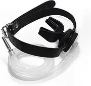 Men'S Silicone Mouth Plug with Adjustable Leather Strap For Men's and Women's SM Mouth Gag Bondage Ball Gag Toys