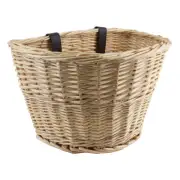 Sunlite Wooden Willow Classic Natural Bicycle Handlebar Basket Cruiser Kids Bike