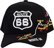 [TOP HEADWEAR] Route 66 Sign Adjustable Hook & Loop Hat