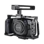 YELANGU Aluminum Camera Cage Stabilizer Video Rig With Handle For BMPCC 4K 6K