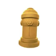 Silicone Potty Training Dog Fire Hydrant | Pee Training for Male Dogs | Yellow