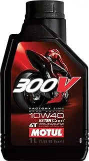 Motul 300V Synthetic Motor Oil - 10W40 - 1 Liter 836111