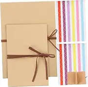 2pcs Stretchable Photo Album Scrapbook Photo Album Refill Diy Scrapbook Journal for Boys and Girls