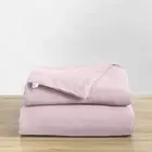 Baloo 60"x80" Linen Duvet Cover for Weighted Blanket – Blush Pink Weighted Bl...