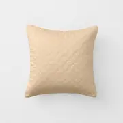 Sheridan Meria Square Cushion in Almond Cotton/Polyester