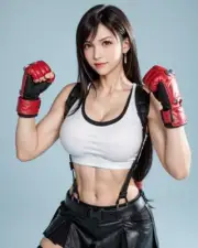 Tifa Final Fantasy 7 Pin-Up Fan Art Print Poster Size A3 JAPAN 297×420mm 343