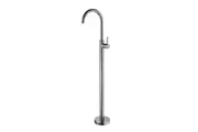 Dolce floor mount bath spout with mixer gun metal grey