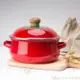 日式18cm琺瑯搪瓷西紅柿湯鍋含保鮮蓋燃氣電磁爐通用小火鍋可泡面