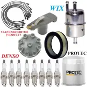 Tune Up Kit Air Oil Fuel Filters Cap Wire Plugs For JEEP J10 V8 5.9L 1979-1983