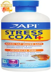 API Stress Coat Aquarium Treatment 473ml Fish Tank Water Conditioner Heal