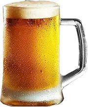 Mug Coffee Cup Tea Cup,Beer Glasses with Handle,Heavy Large Glass Steins,Traditional Beer Mug Glasses,Classic Beer Glasses Beer Cups (Color : 670ml) (Color : 500ml)