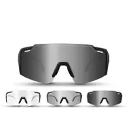 Elosung Transparent Color Change Lens Lightweight Uv400 Photochromic Cycling Glasses Anti Wind Protective Sunglasses For Outdoor Sports Sunglasses Gog