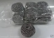 12 PCS heavy DutyStainless Steel Scouring Sponge Scrubber XLarge