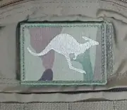 Multicam Morale Patch - Australian Army Low Vis Kangaroo tactical Patch